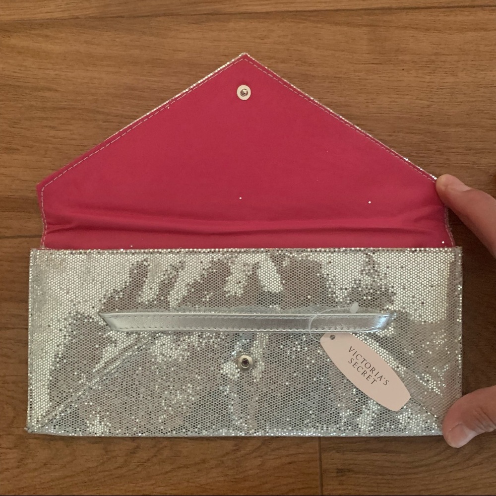 Victoria’s Secret Metallic  Envelope Clutch Bag
